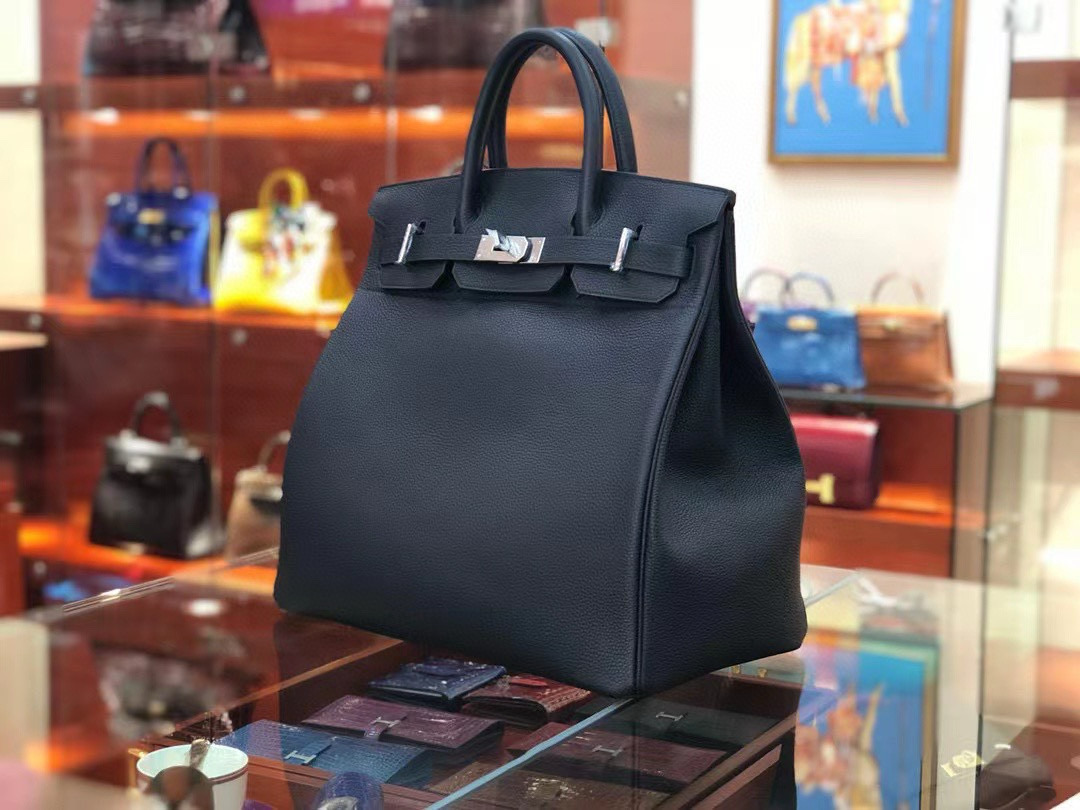 에르메스 버킨 오따꾸르와 카반 은장 40cm 토고 가죽